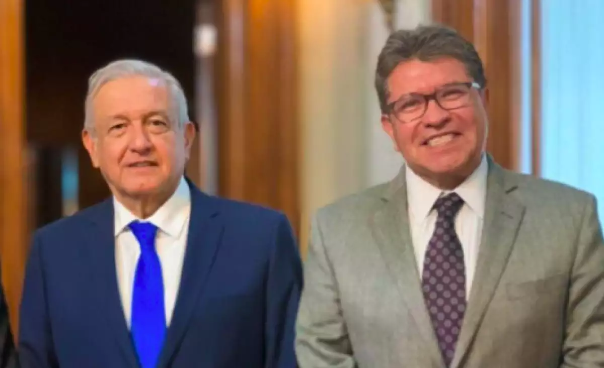 López Obrador y Ricardo Monreal