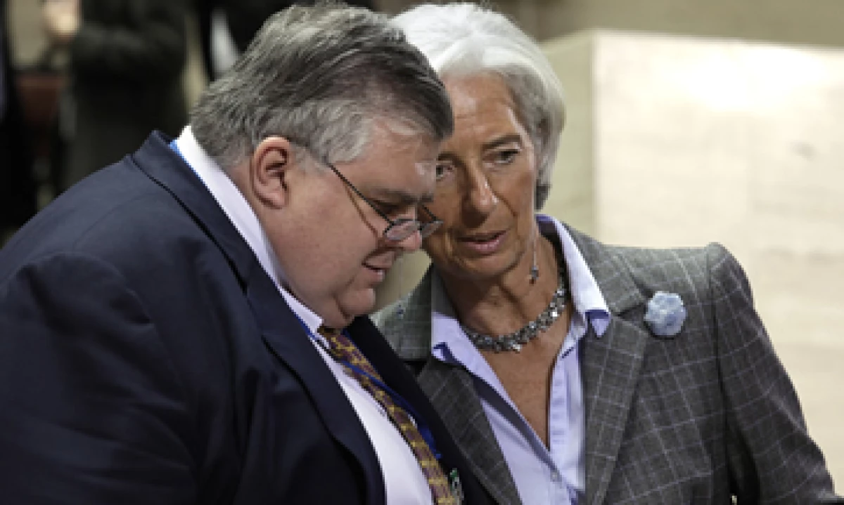 Lagarde y el gobernador del Banxico, Agustín Carstens, coincidieron en las reuniones del FMI y el BM. (Foto: Reuters)