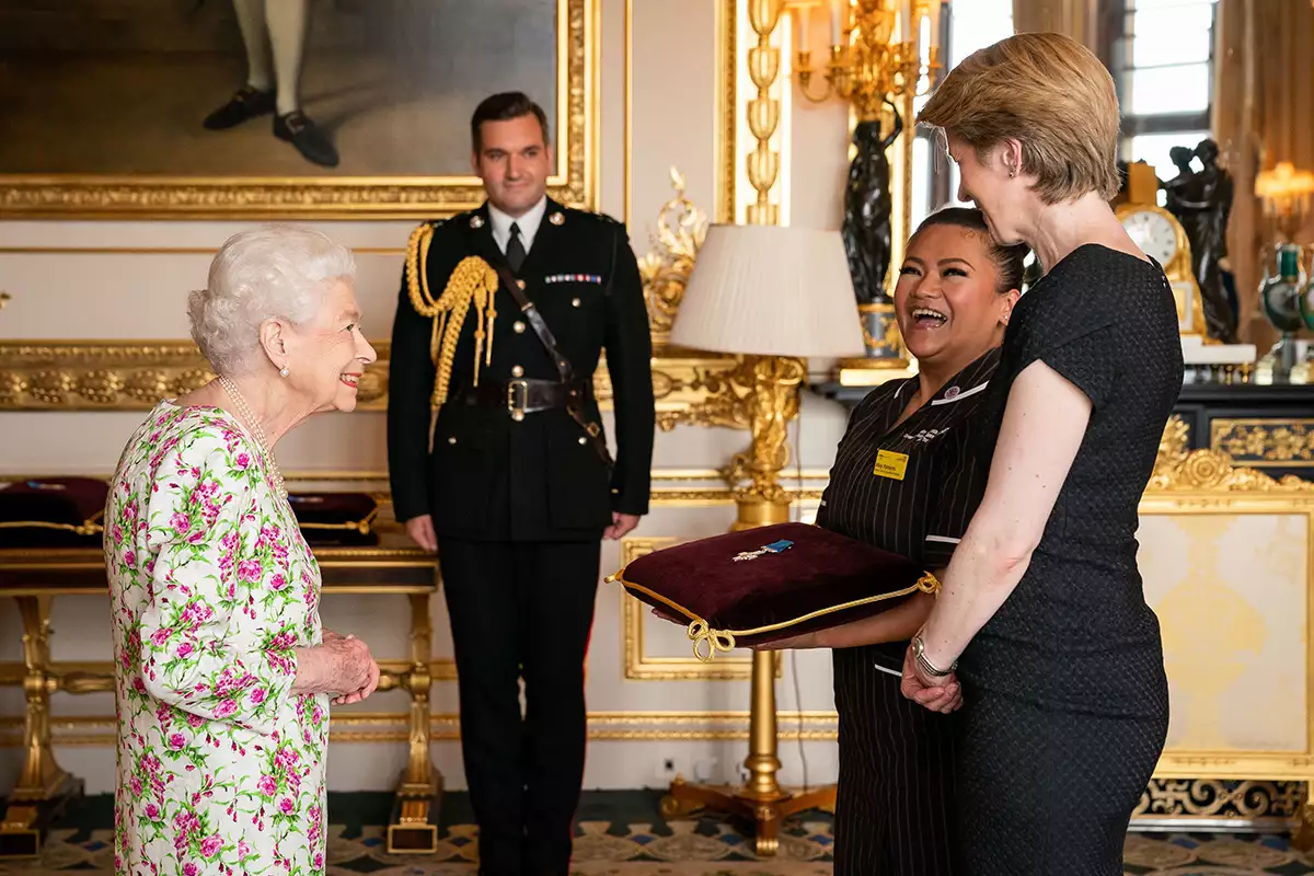 Audiences With The Queen At Windsor Castle