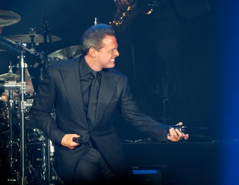 Luis Miguel en su concierto del año pasado.