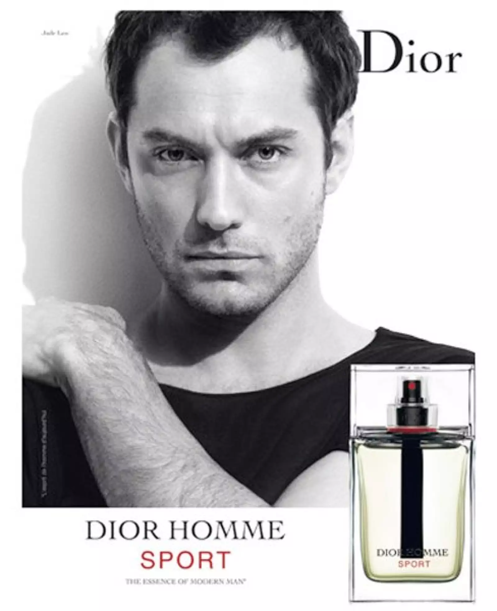 Jude Law es el rostro de Dior Homme Sport.