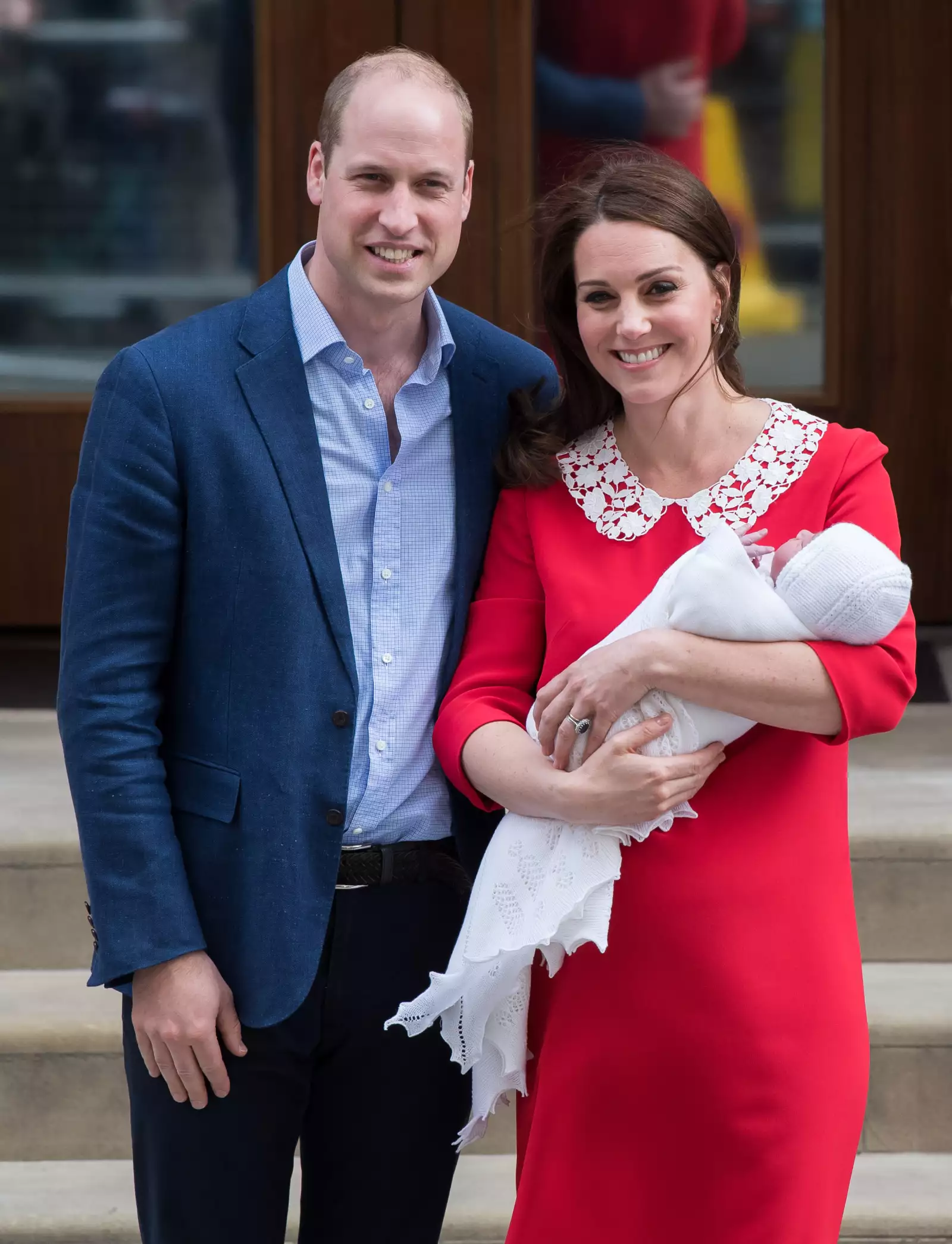 The Duke & Duchess Of Cambridge Depart The Lindo Wing With Their New Son