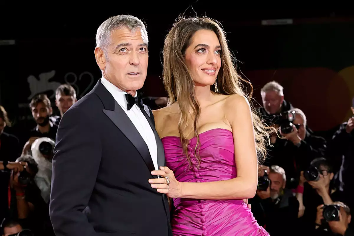 George Clooney y Amal 