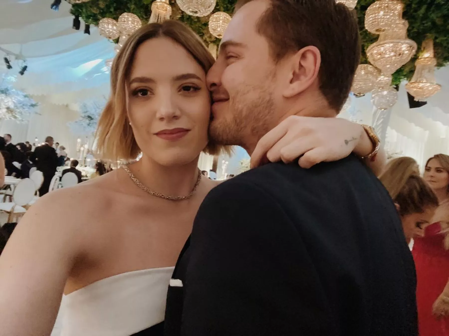 América Fernández y su novio Jaime Zúñiga