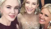 Varias celebrities sacaron sus smartphones, durante la 86 entrega de los Premios de la Academia, para tomase fotos con sus compañeros y estas fueron las más cool.