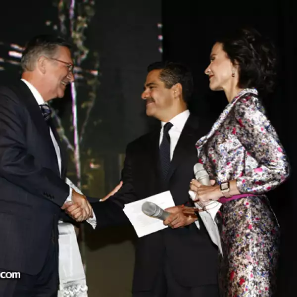 Ricardo Salinas Pliego,Javier Alatorre y Paty Chapoy