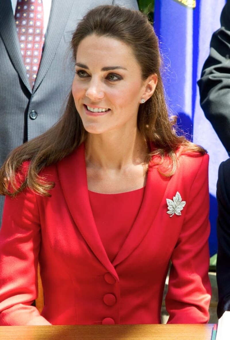 Kate Middleton en su visita a Calgary en 2011.