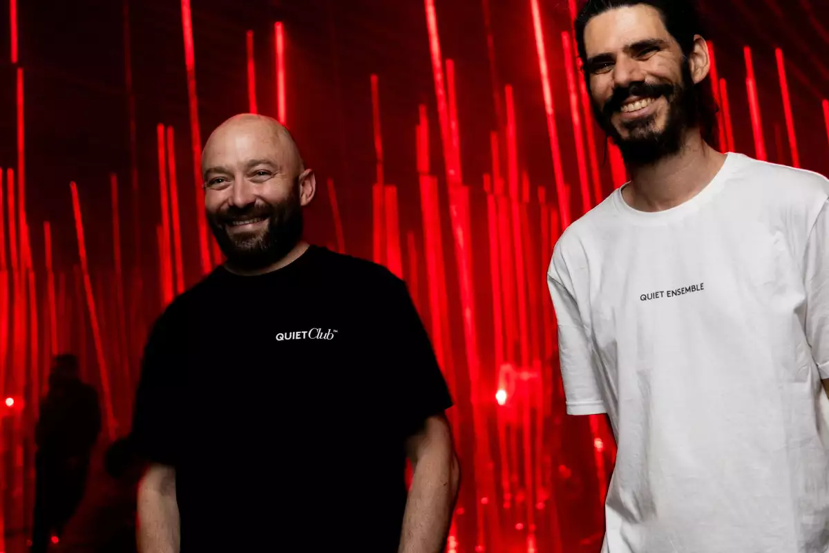 Bernardo Vercelli y Fabio Di Salvo, fundadores de Quiet Ensamble. 