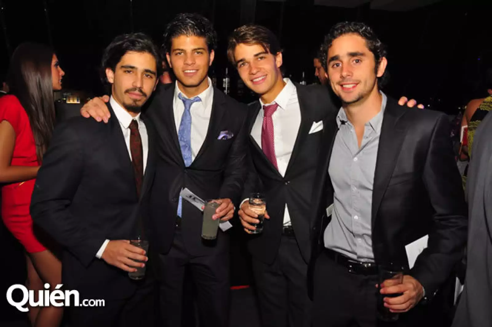León Vértiz, Giorgio Neme, Javier Armida y Ricardo Guzmán
