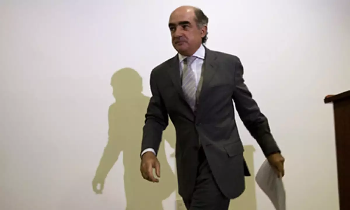 Luis Tellez, presidente de la Bolsa mexicana aseguró que en México la relación de la deuda con el PIB es de 30%. (Foto: Notimex)