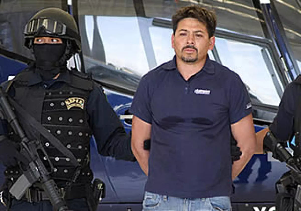 Arnoldo Rueda Medina alias La Minsa, fue capturado en Michoacán.