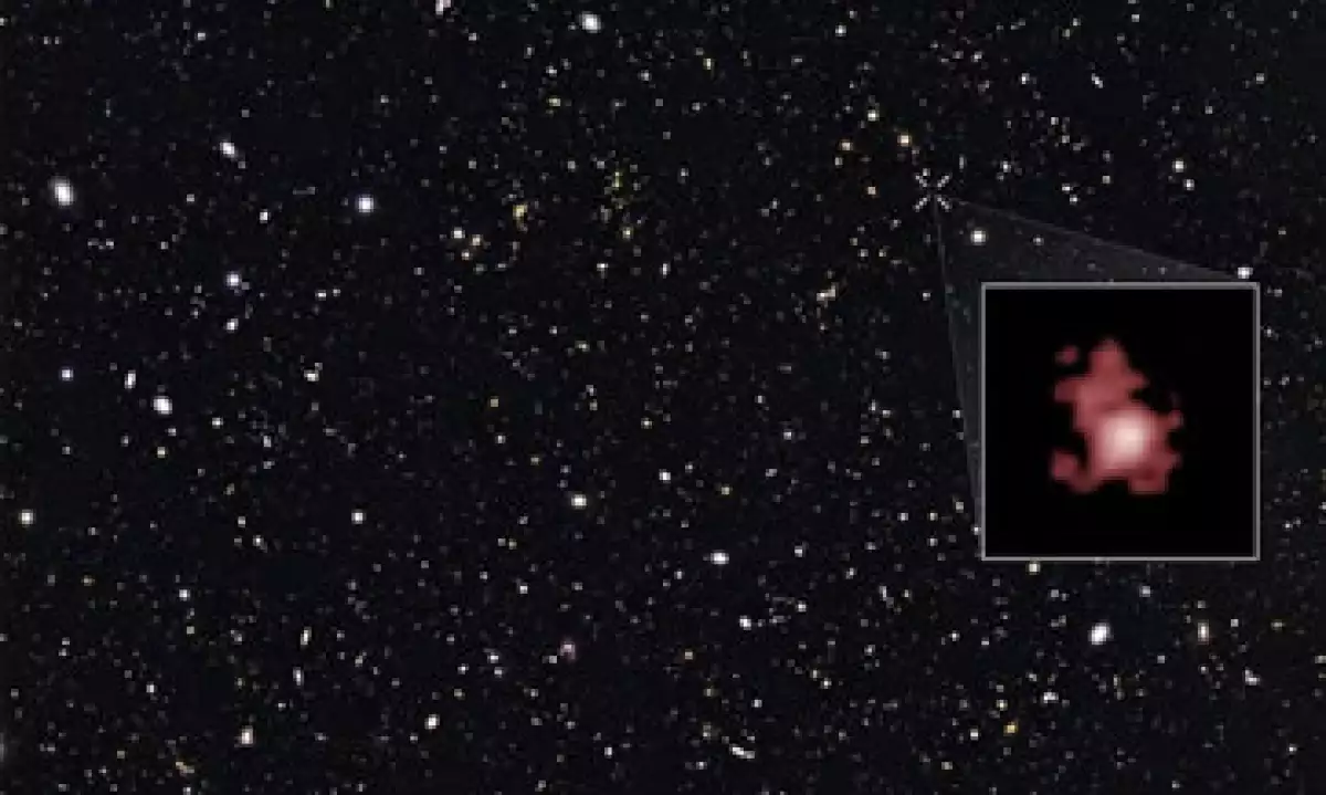 La galaxia GN-z11 existe desde 400 millones de años después del Big Bang. (Foto: NASA)
