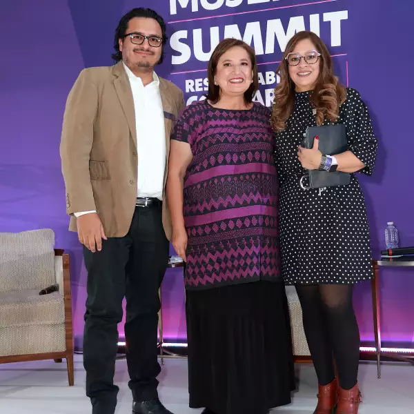 Gonzalo Soto , Xóchitl Gálvez y Mariel Ibarra 
