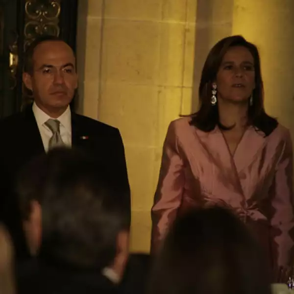 Cena Sarkozy en Palacio Nacional