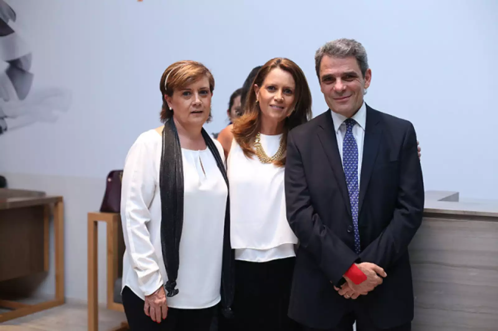 Begoña de Pedro, Marilú de Ripoll y Pedro Ripoll