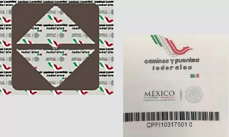 La calcomanía se pega en el parabrisas del vehículo. (Foto: Especial)