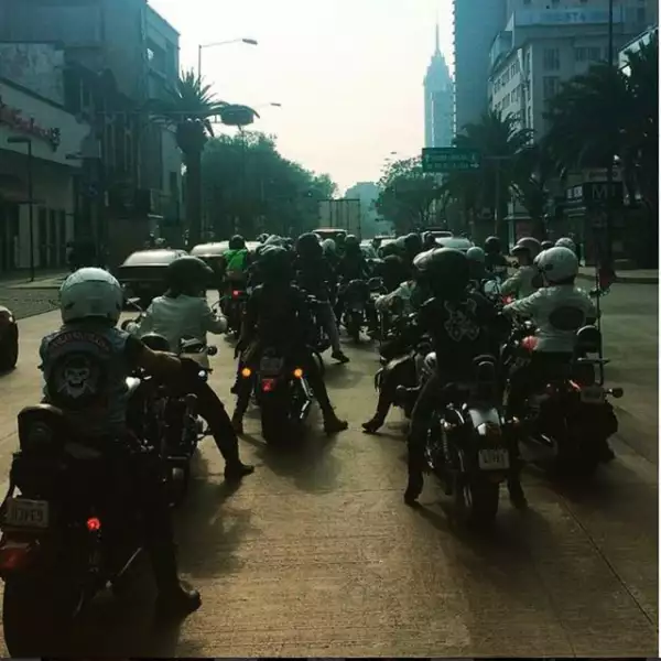 Las integrantes del club partieron de la Fuente de las Cibeles.