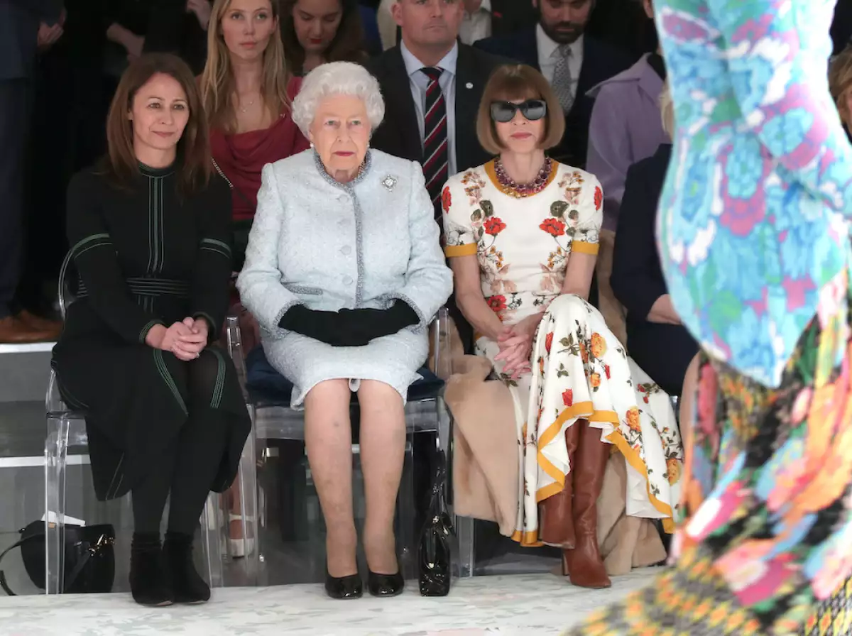 The Queen Presents The Inaugural Queen Elizabeth II Award For British Design At London Fashion Week