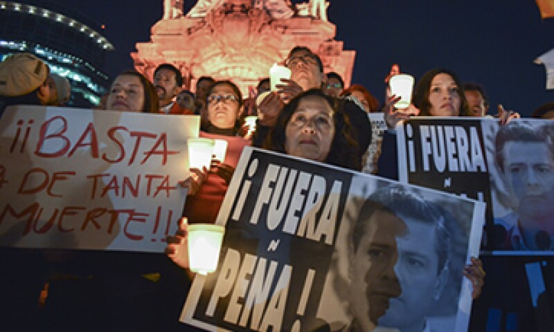 El hashtag #Yamecansé surgió como protesta a la desaparición de los 43 normalistas de Guerrero. (Foto: Cuartoscuro )