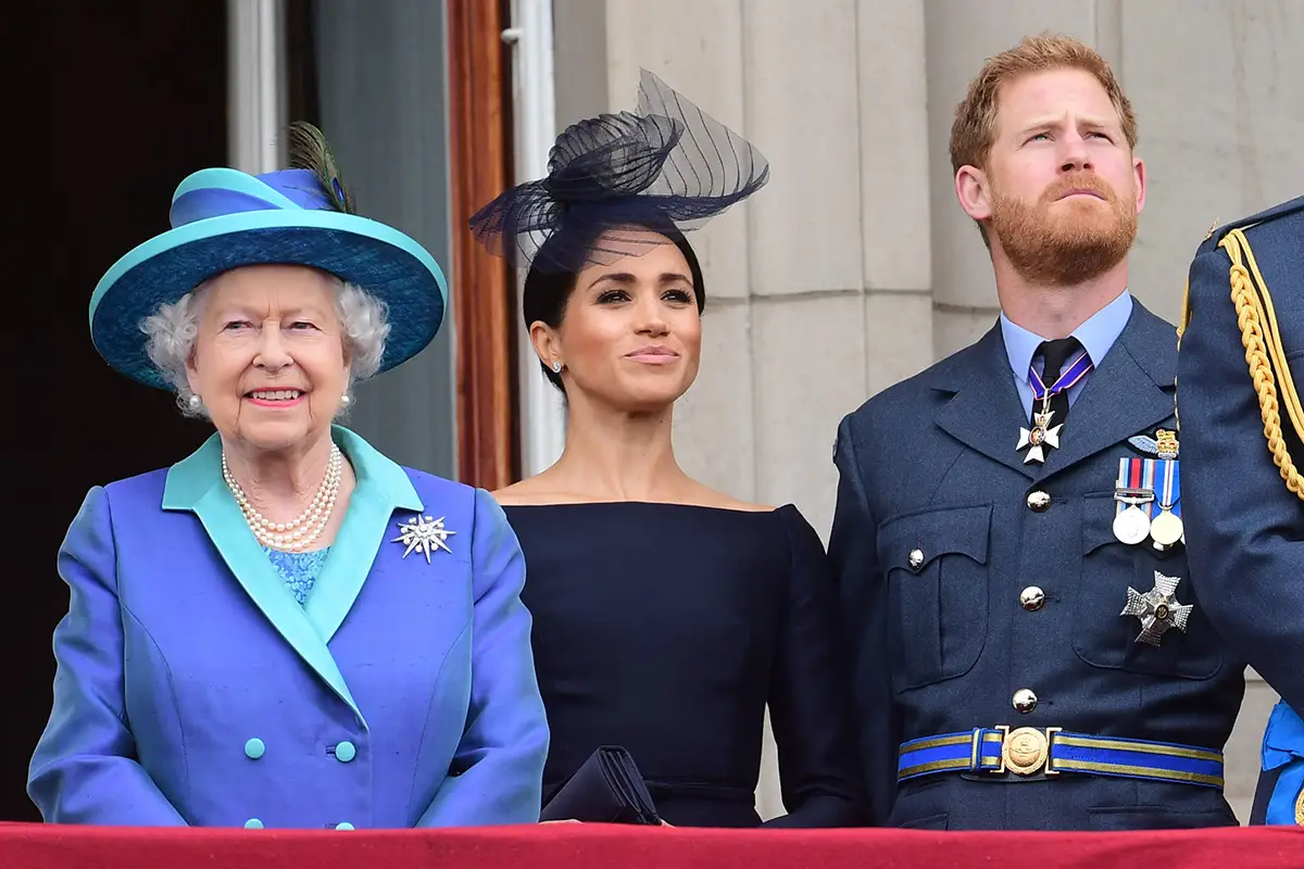 Royal Air Force's 100th Birthday Flypast From Buckingham Palace