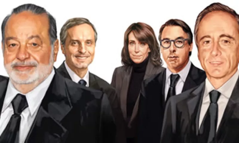 Carlos Slim Helú, Alberto Baillères González y José Antonio Fernández Carbajal, lideran el ranking ‘Los 100 empresarios más importantes de México' 2013. (Foto: Especial)