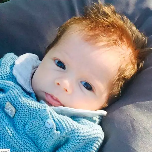 Él es Sasha, el segundo bebé de Shakira y Piqué.