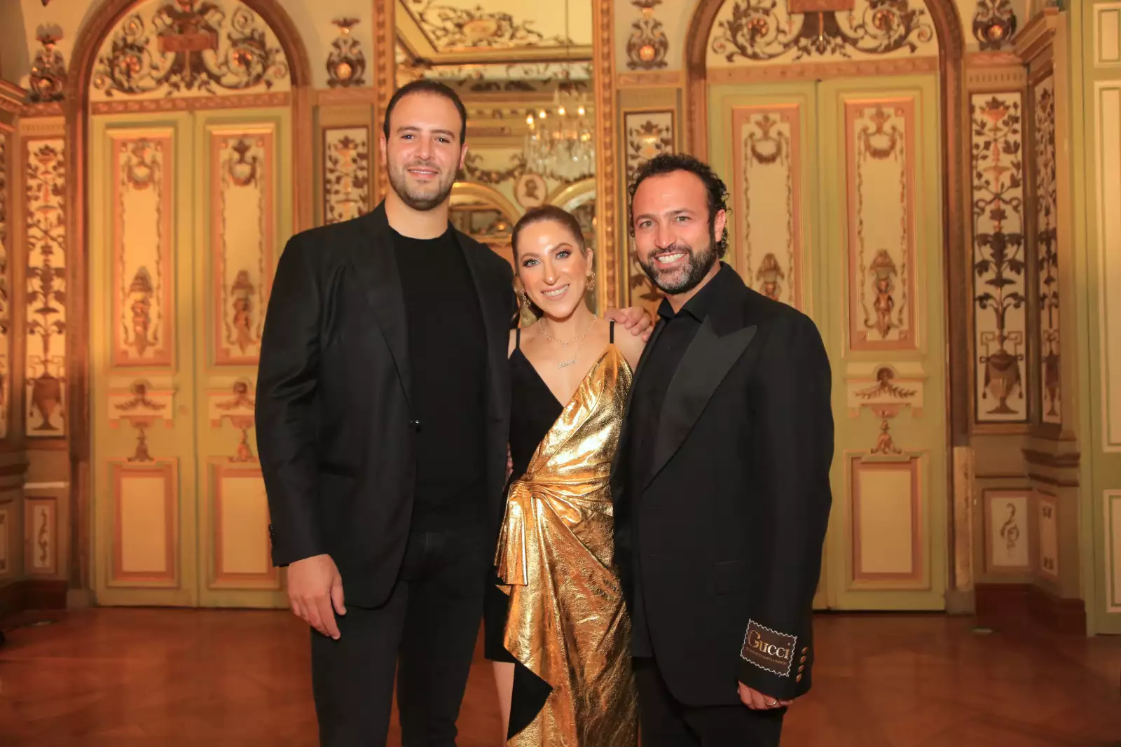 Elías Mizrahi, Debbie Sandler y Daniel Cohen 