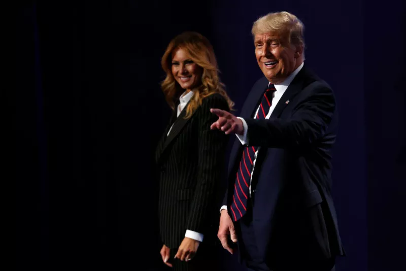 Melania y Donald Trump