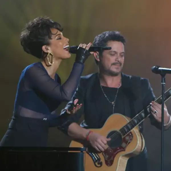 Alejandro Sanz y Alicia Keys.
