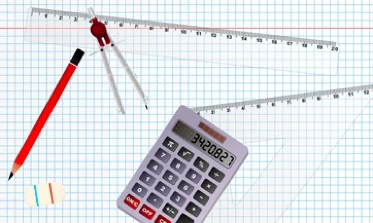 Regla compas escuadra lapiz calculadora