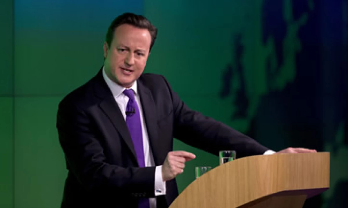 David Cameron prometió este miércoles realizar un referendo sobre si el país debe permanecer en la UE. (Foto: AP)