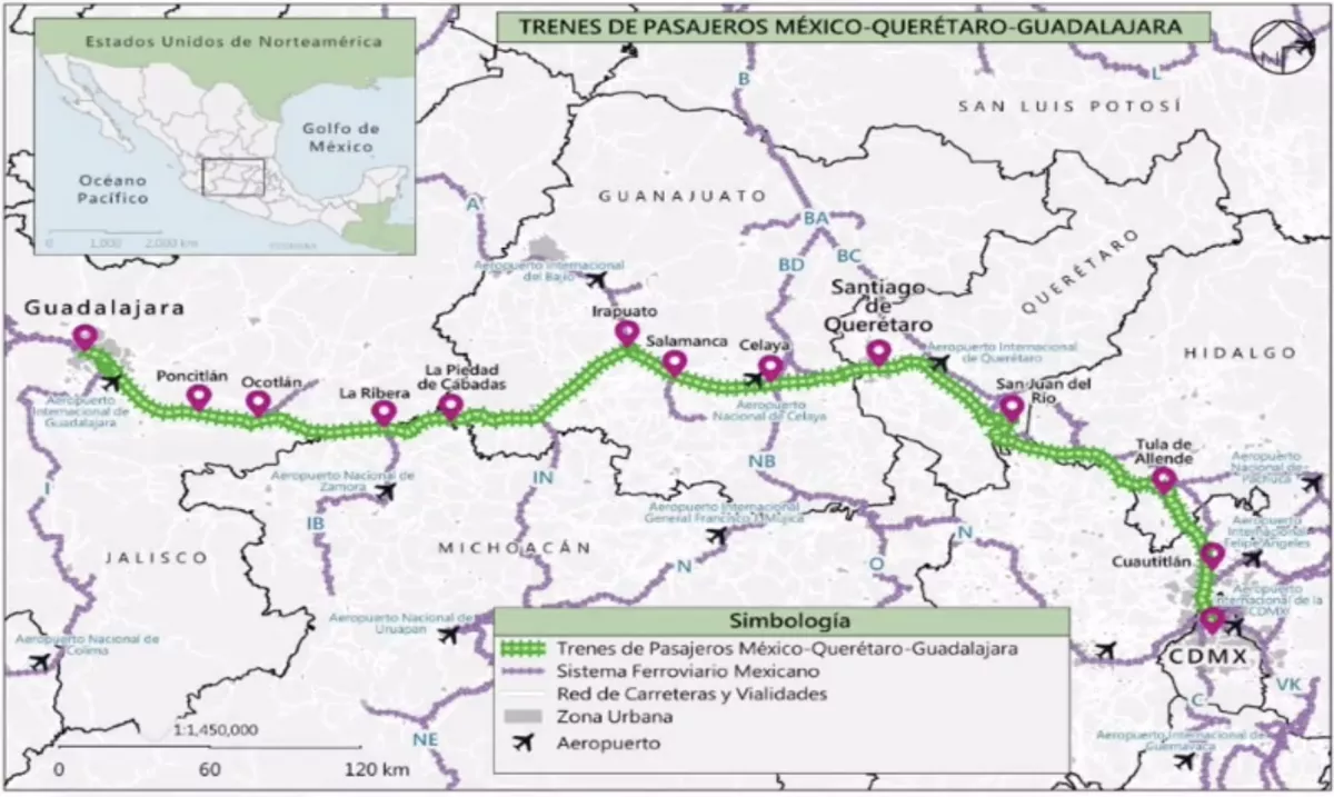 Tren-México-Querétaro-Guadalajara