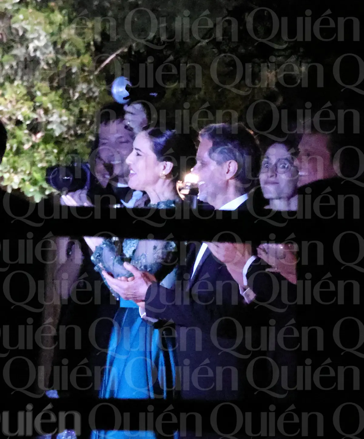 Luis Migue en la boda de su hija Michelle Salas