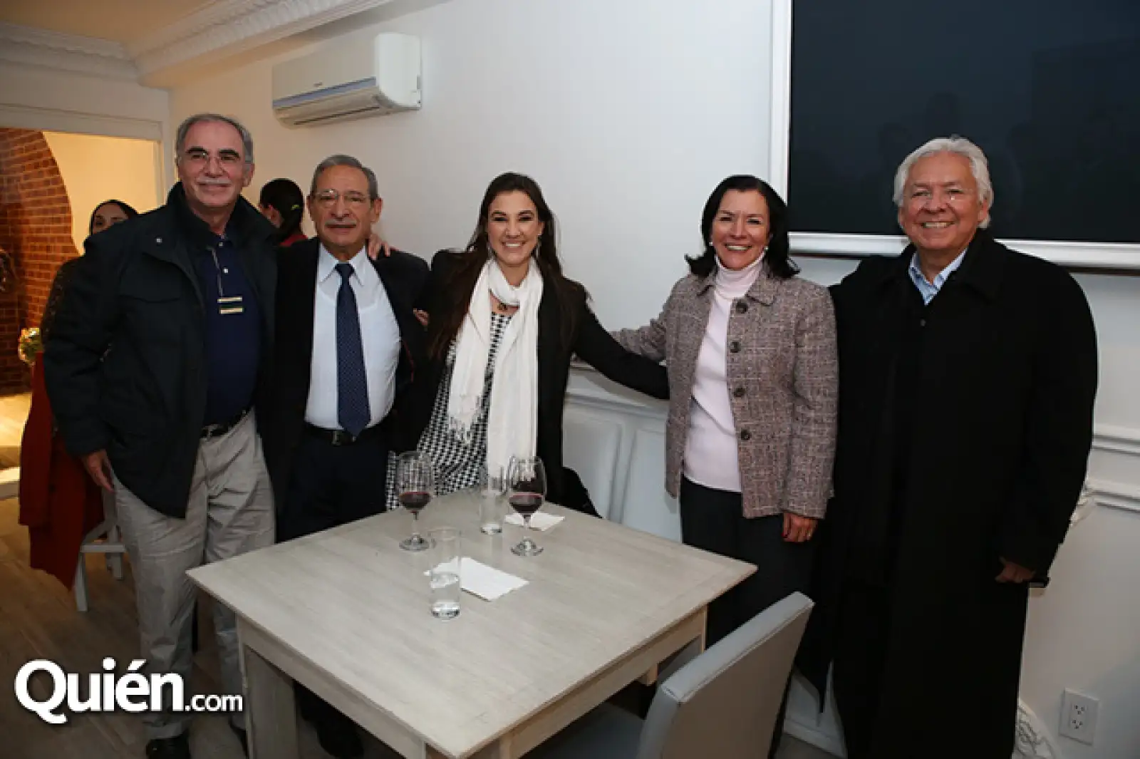 Abel Campos, Enrique Rubio, Elizabeth Sánchez, Marisa Rubio y Urbano Zamores