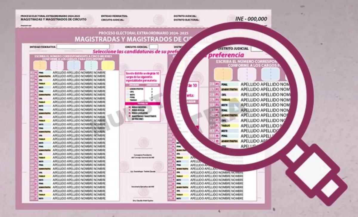 Cómo votar el 1 de junio 2025: así se debe marcar la boleta