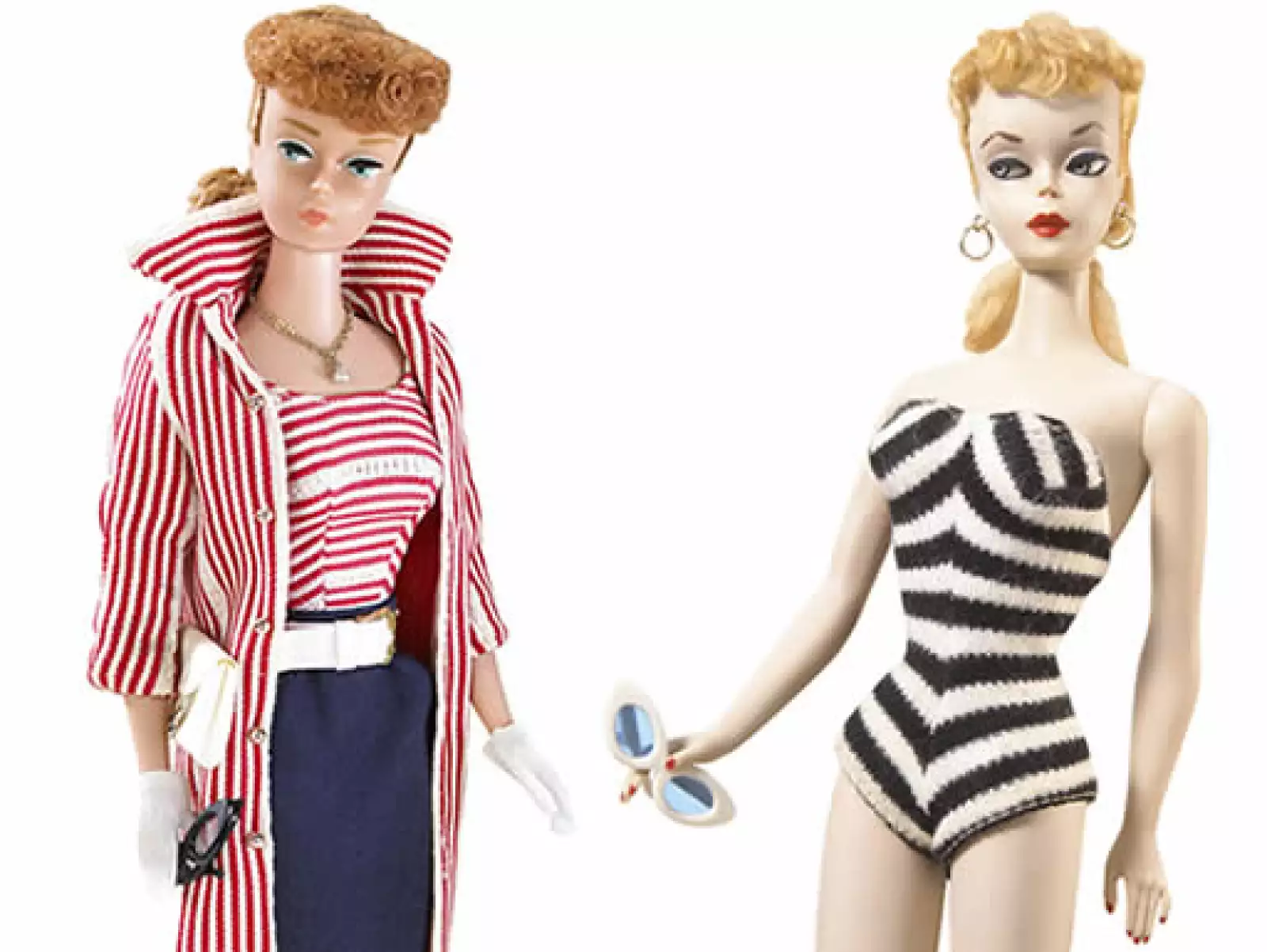 La primer Barbie fue vendida en 3 dólares. Una Barbie de 1959, como esta Roman Holiday, puede ser vendida en 27,450 dólares.