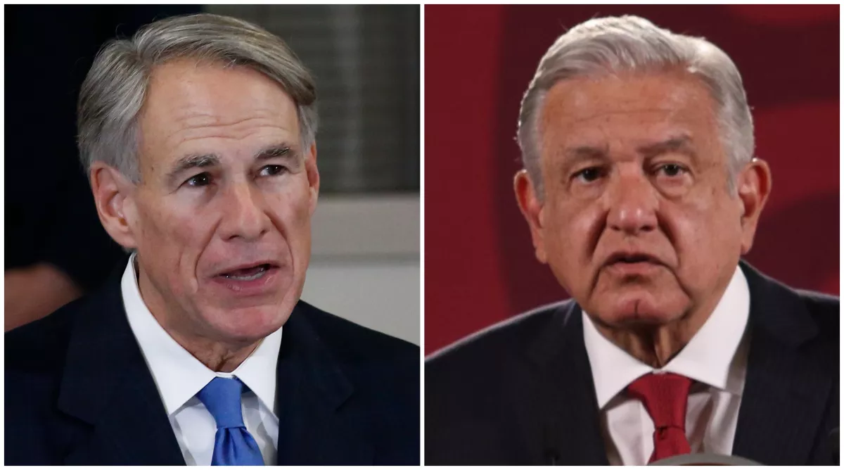 Gobernador de Texas amaga a AMLO por migración