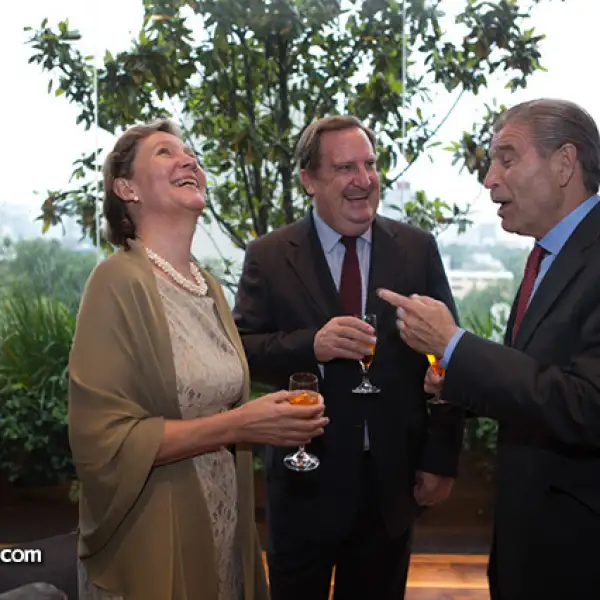 Miriam de Habsburgo, Jaine Corcuera y Luis Gálvez