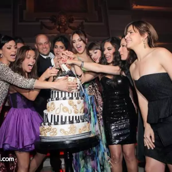 Celina Del Villar,Dominika Paleta,Claudia Álvarez,Manuel Rivera,Paola Núñez,Eiza González,Irene Azuela,Gloria Calzada,Karina partieron el pastel