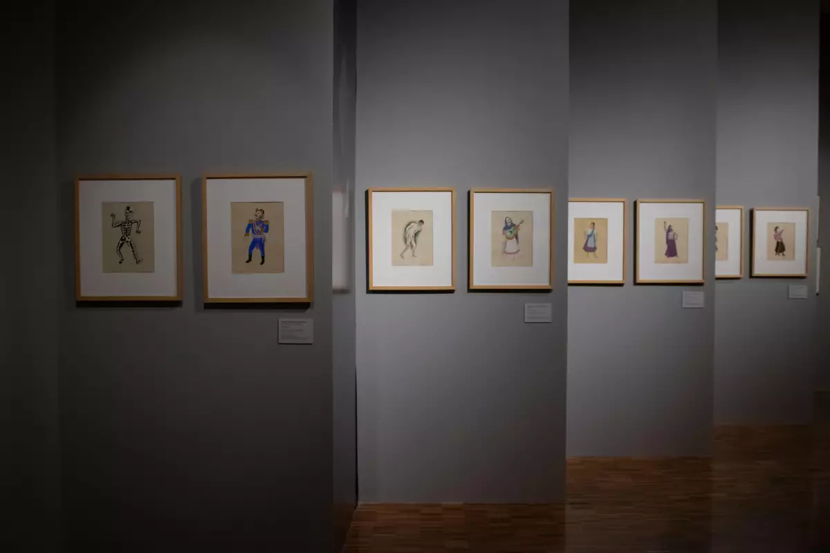 Vista de la exposición Estéticas Revueltas. Una familia de vanguardia en el Museo. deArte Moderno de la Ciudad. de México. 