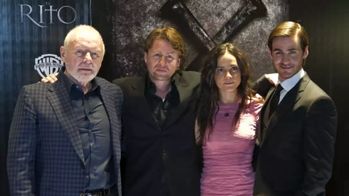 El actor británico vino a México para promocionar la película el rito