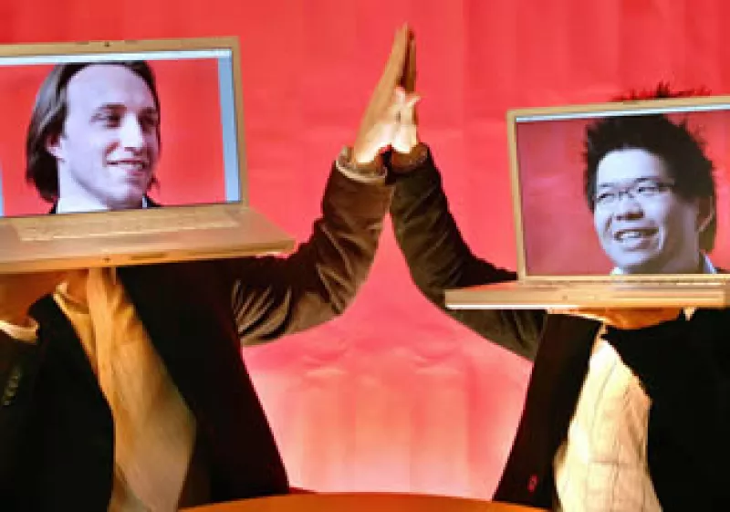 Chad Hurley (izquierda) y Steve Chen, dos de los fundadores de YouTube. (Foto: AP)