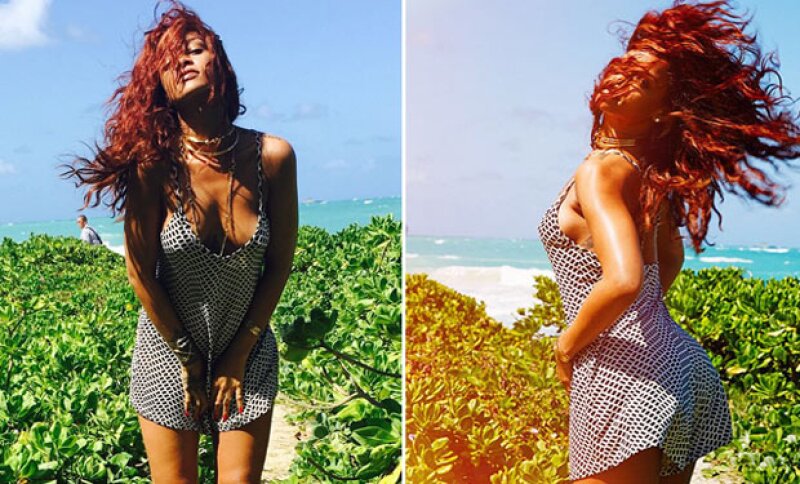 Rihanna derrochó sensualidad durante su paso por Hawái.