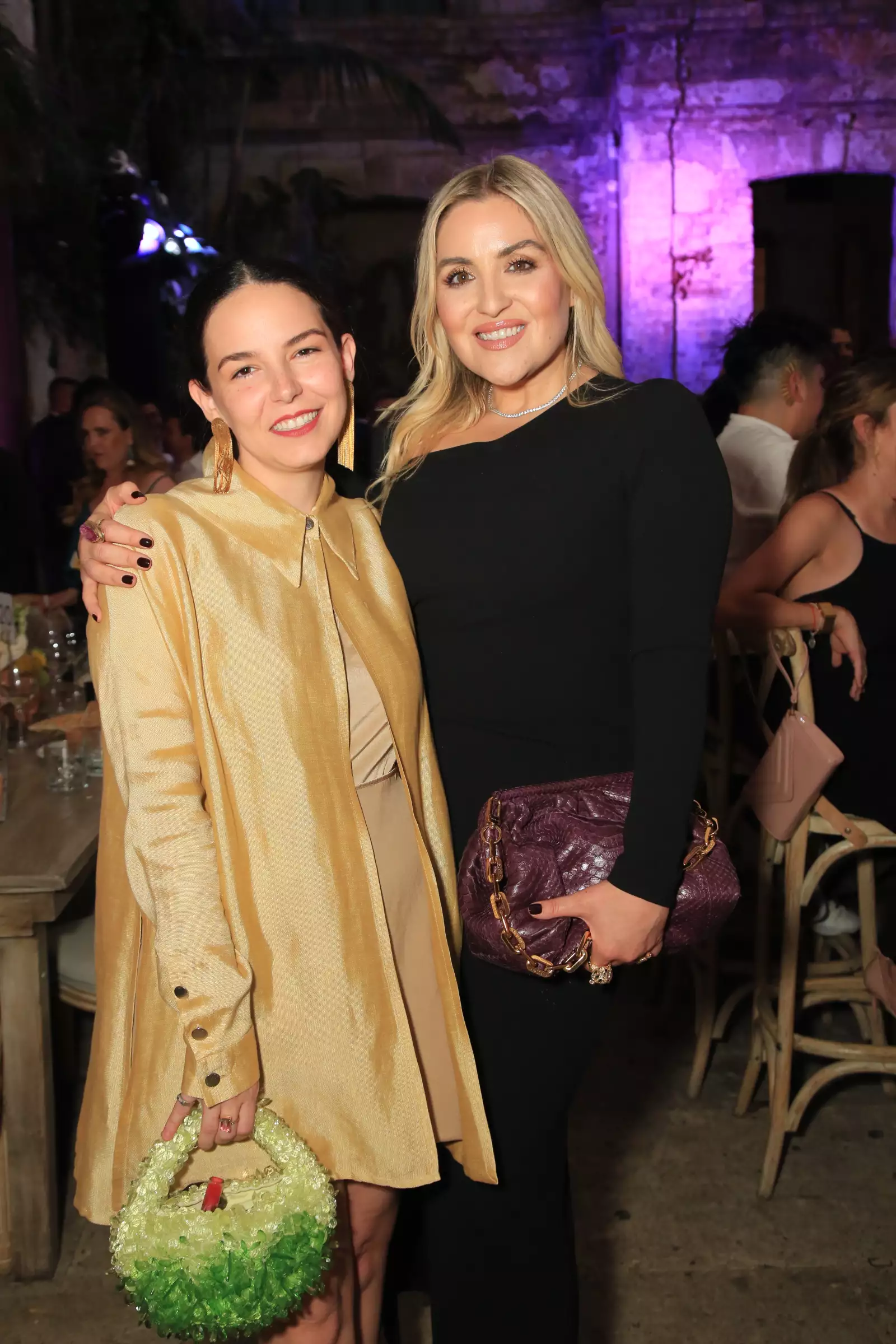 María Pallares e Hildelisa Beltrán