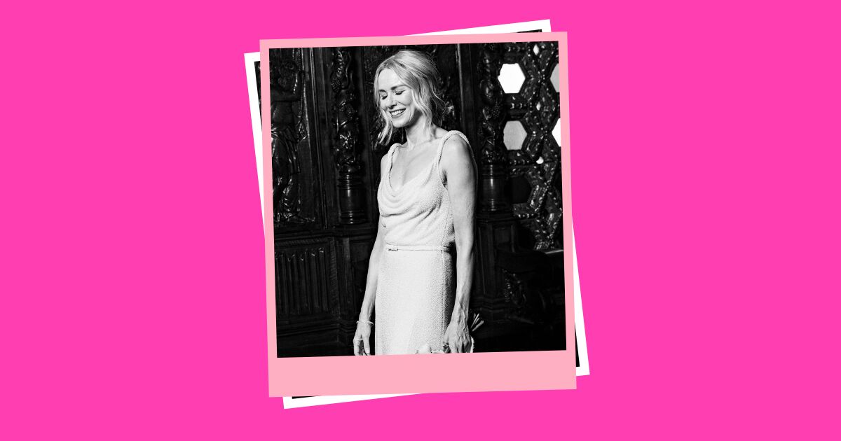 Naomi Watts acquired married in Mexico Metropolis in a Dior gown