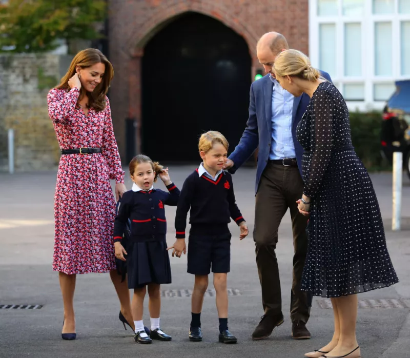Princesa Charlotte y el príncipe George 