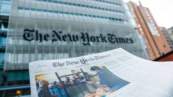The New York Times newspaper and office building, Manhattan, NYC