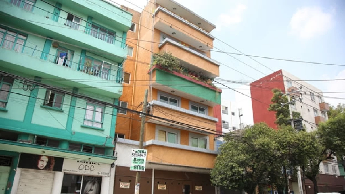El departamento de la colonia Narvarte en donde ocurrieron los homicidios de cinco personas