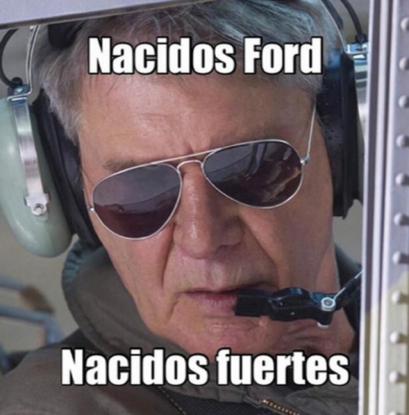 Meme sobre el accidente de Harrison Ford.