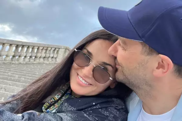 Demi Moore y su novio